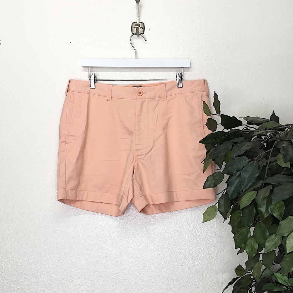 PLUS J Crew Orange Varick Shorts